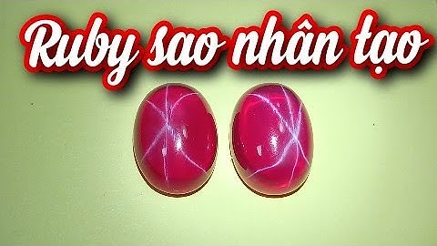 Ruby sao nhân tạo tổng hợp rất đẹp 😍 968k 1 viên 18.5 ct 19.5ct 18x13x7mm freeship toàn quốc