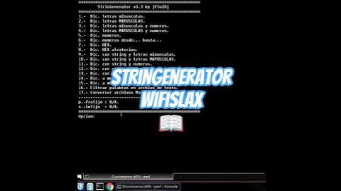 Como Crear Diccionarios PRO para Auditorías de Ciberseguridad con StringGenerator en Wifislax 😱 #pc