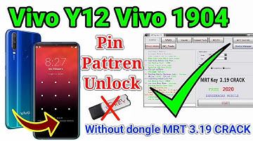 Vivo Y12 Vivo 1904 Pin Pattren Password Reset Mrt Crack 3.19 Without Dongle |Shreenagar Mobile| 🔥🔥🔥