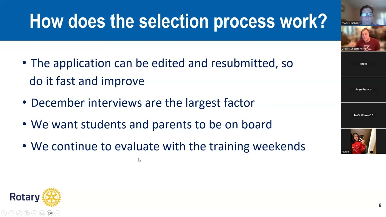 Rotary Youth Exchange Info Session, District 6690, 2025