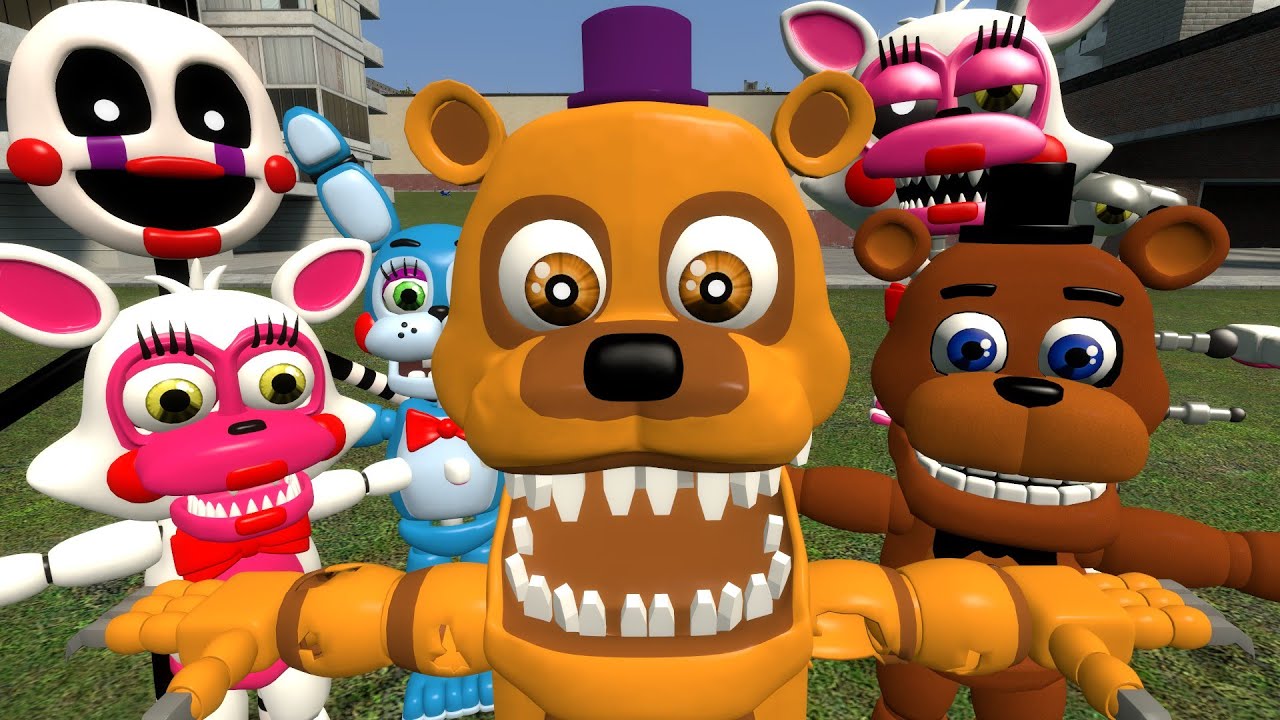 Скачать мод на garry s mod fnaf