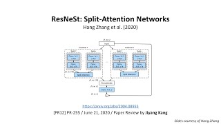 PR-255: ResNeSt: Split-Attention Networks