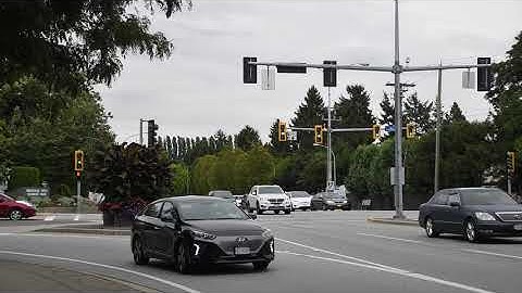 Double Left Turn with Permissive Phasing -- Westminster Hwy @ No. 2 Road, Richmond, BC