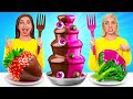 チョコレートファウンテンチャレンジ | 甘いものばかり食べて24時間 TeenDO Challenge