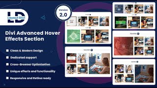Advanced Divi Theme Hover Effects Sections