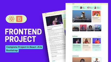 Frontend Project for beginners 2025 | Build a modern  website with React JS & Bootstrap 5