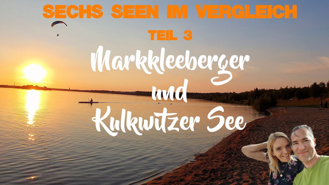 Leipzig Seen Kulkwitzer See & Markkleeberger See im Leipziger Neuseenland  Strnde Drohnenaufnahmen