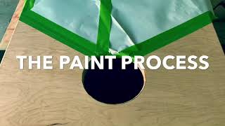 Paint Cornhole Boards in Less Than a Minute