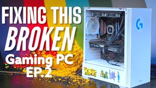 Super DIRTY broken gaming pc, Fixable | Boot or Blue Screen EP 1