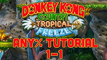 Donkey Kong Country: Tropical Freeze Any% Guide 1-1 : It begins