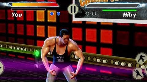 ROUND 3: Virtual Gym Fighting Games bodybuilder trainer fighter PRO Our fighter vs Hilry