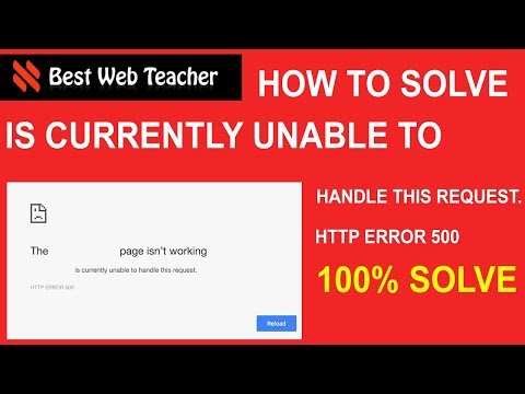 Resolve WordPress problem HTTP ERROR 500 Website is currently unable to handle this request