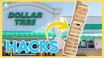GENIUS 🤯 Dollar Tree Tumbling Tower JENGA Block Hacks You’ll Love – Easy DIYs!
