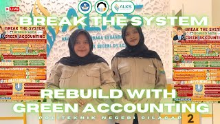 Break The System. Rebuild With Green Accounting —  #OAV9PNM