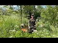 Cutting really big grass with Stihl Fs 490-C with 3,3 mm line. ( Motocoasa Stihl in iarba mare.)