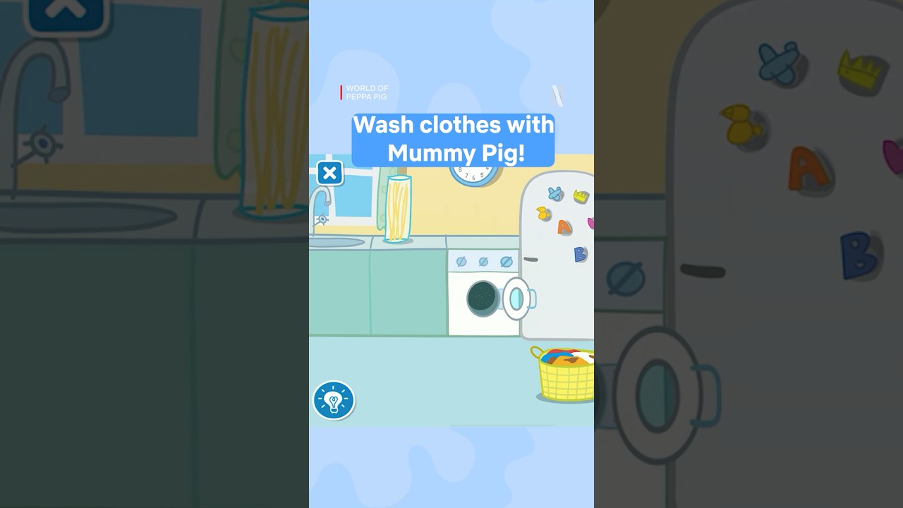 Muddy puddles = lots of laundry! 🧺 World of Peppa Pig is now on Netflix Games!