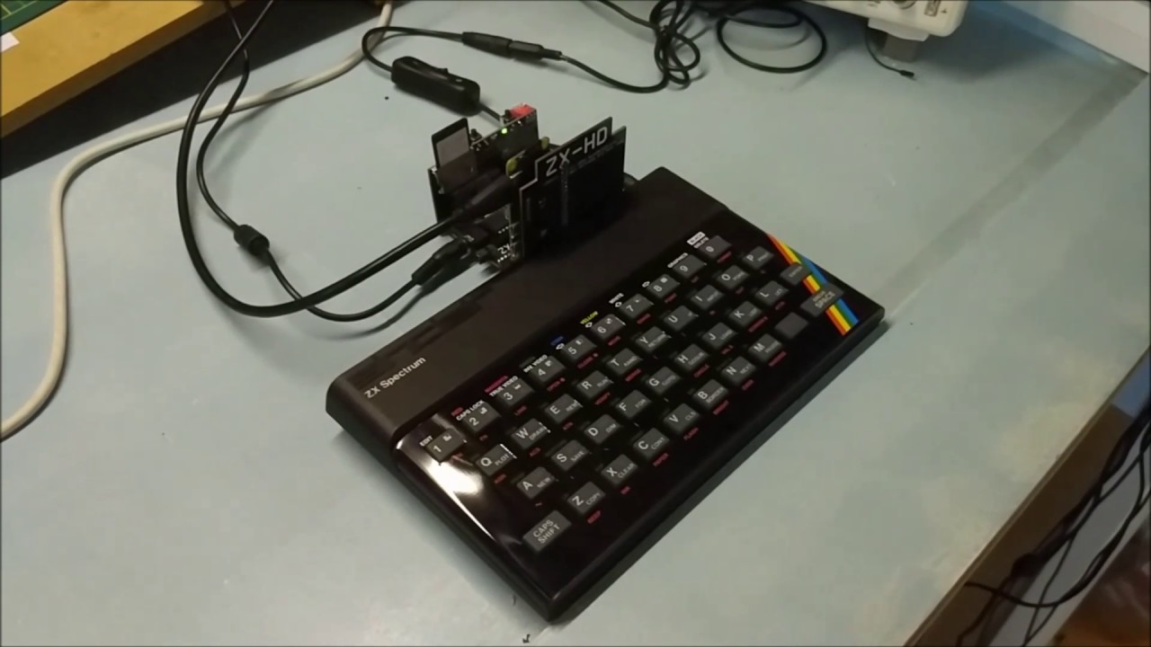 DivMMC EnJOY! mini, ZX-AY and ZX-HD on an original ZX Spectrum 48K