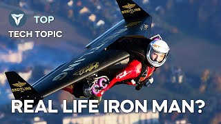 Human Flight Machine ▶1  Jetman Carbon Fiber Wing Suit  4K