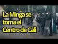 La Minga se toma el centro de Cali