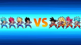 vegeta dbs in all forms at full power vs goku dbs in all forms at full power #21