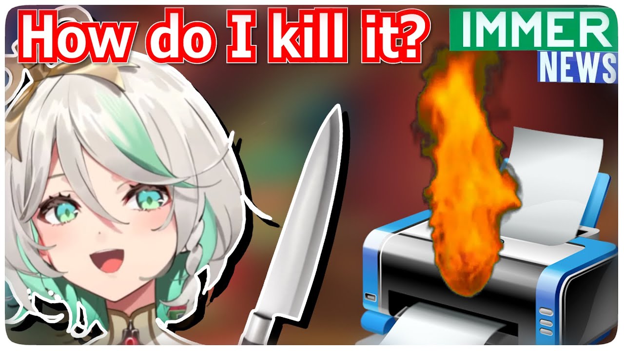 Эта глупая Зелёная женщина попала в новости!【Сесилия Иммергрин】