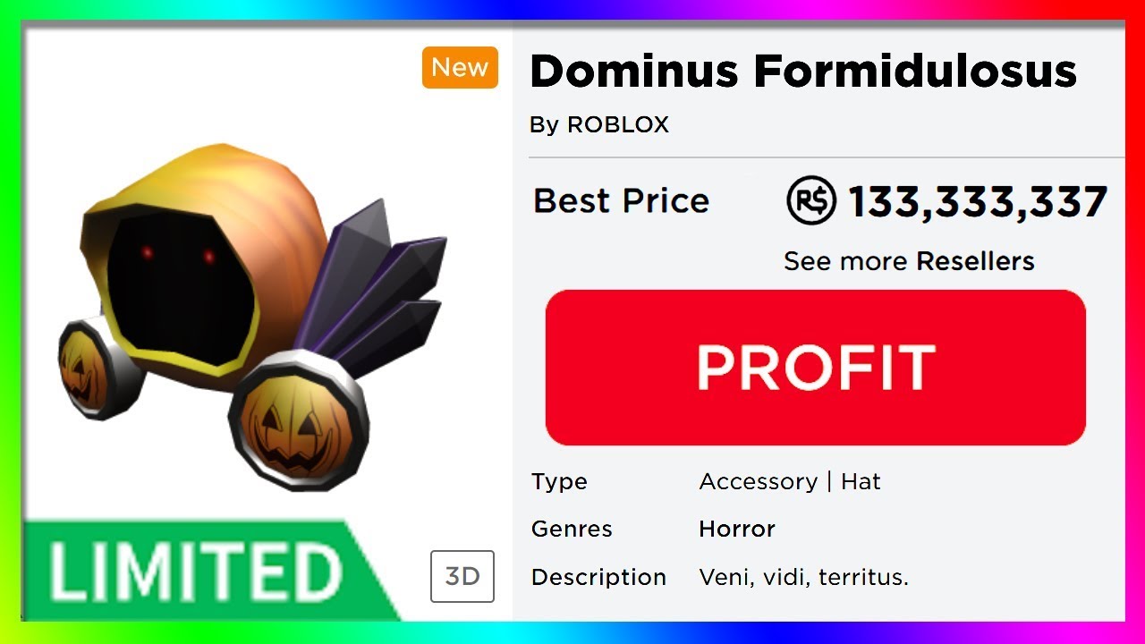 Роблокс limited. Limited Roblox. Dominus FORMIDULOSUS. Лимитед РОБЛОКС. Limit Roblox.