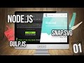 [Перезалив 60fps] Spotlight 01 — Node.js | Express.js | Gulp.js | Snap.svg