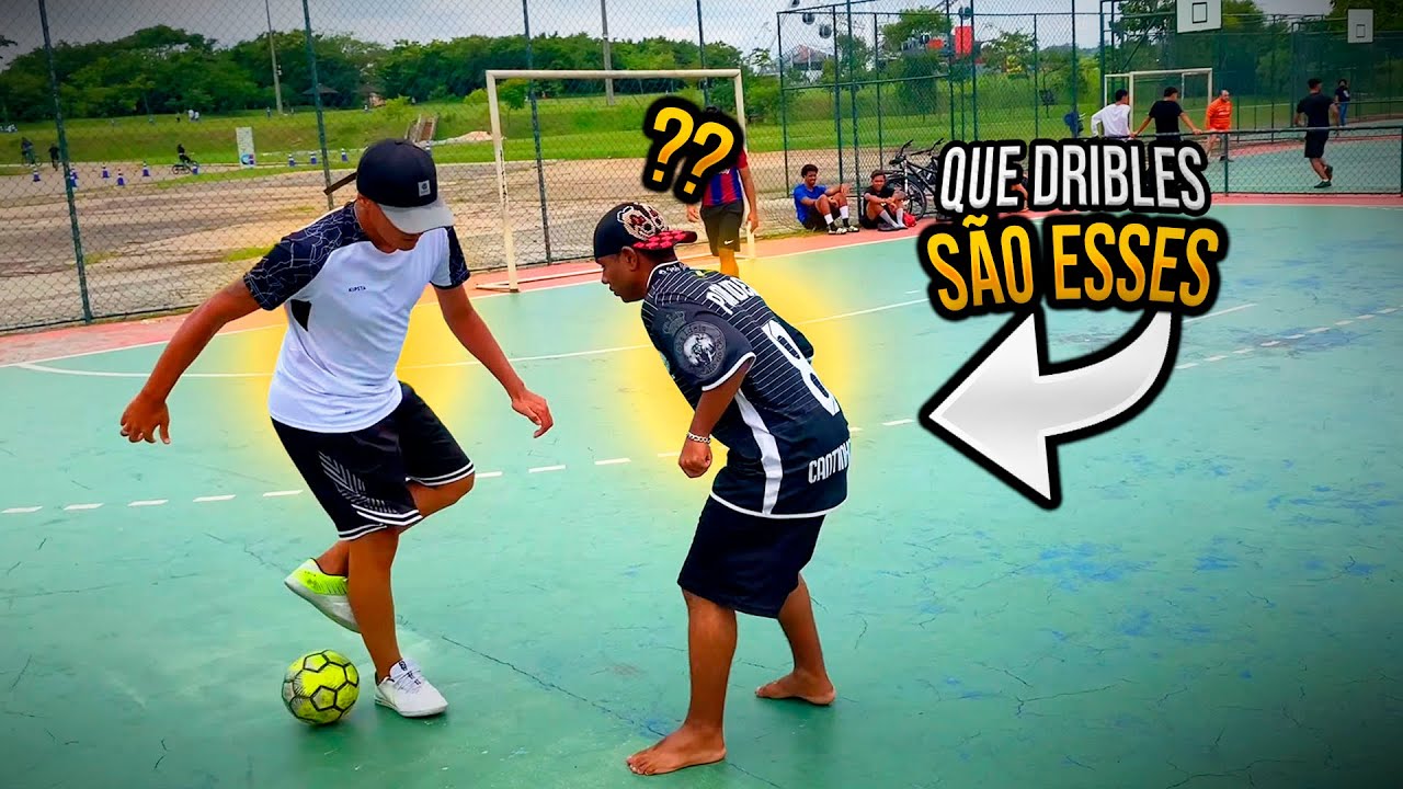 OLHA ESSES DRIBLES 😱⚡️jogo real - rachão