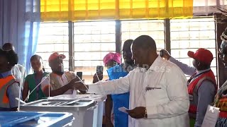 President Touadera eyes third term as he votes in Central African Republic election