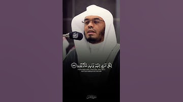 (يوم يفر المرء) تلاوة خاشعة للشيخ ياسر الدوسري من سورة عبس 💔😔 #ياسر_الدوسري