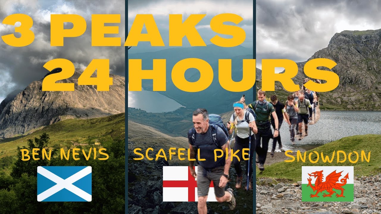 3 PEAKS | 24 HOUR CHALLENGE | Ben Nevis | Scafell Pike | Snowdon - YouTube