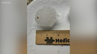 Intense hail overnight in New Braunfels, Boerne and other areas north of San Antonio