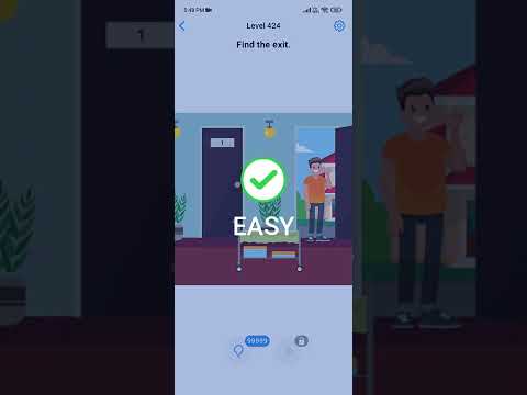 EASY GAME – BRAIN TEST LEVEL 424 FIND THE EXIT