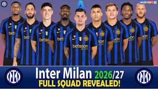 Inter Milan Official Squad 2026/27 | Full Team & Every New Transfer Revealed! ⚽