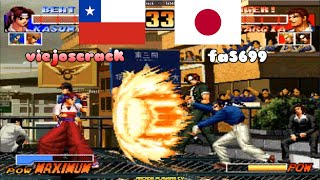 The King of Fighters '96 ➤ viejoscrack (Chile) vs fa5699 (Japan) kof96 screenshot 3