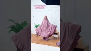 Mukena Dewasa Jumbo Jersey Premium Syar'i Malaysia Menutup Dagu Rempel #alatibadah  #mukenaademjumbo