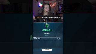 People still say I'm BOOSTED 🥀 #valorantstreamer #gaming #valorant #valorantgirl #ascendant