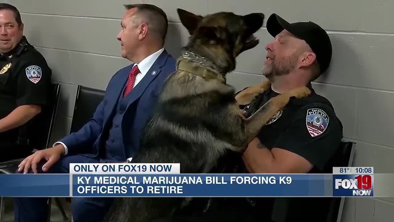 Kentucky marijuana law forcing K-9 officers to retire