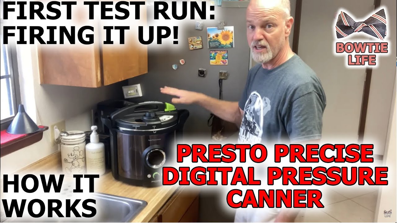 PRESTO PRECISE DIGITAL PRESSURE CANNER First Testing The Pressure