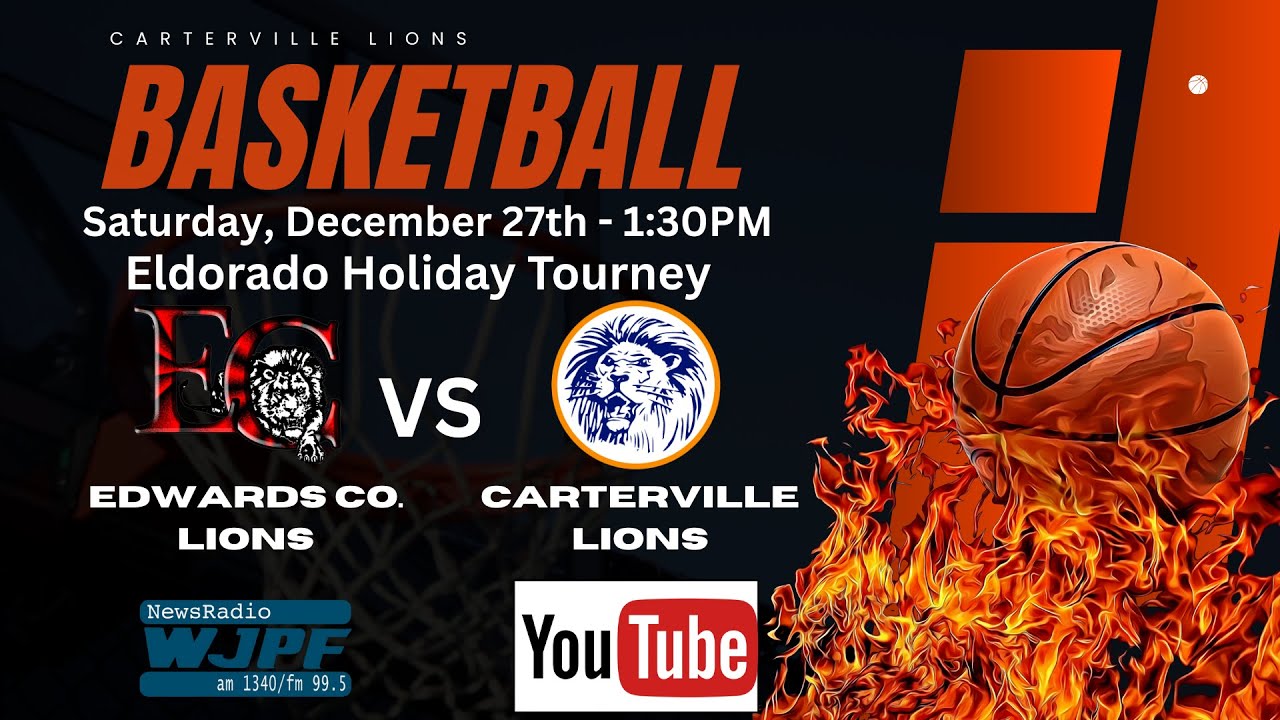 Carterville Lions vs. Edwards County Lions - Eldorado Holiday Tourney - December 27, 2025