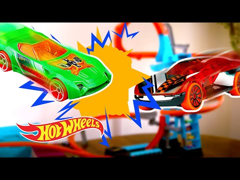 hot wheels cliff race