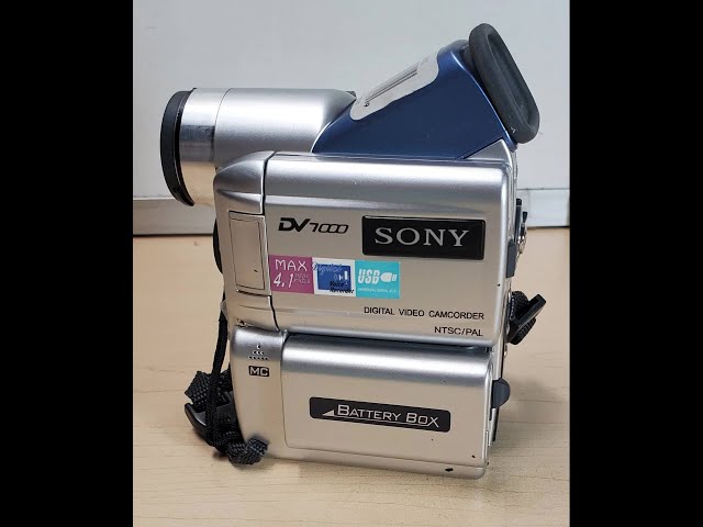 SONY DV7000 4 1 MEGAPIXEL MAX DIGITAL VIDEO CAMCORDER - YouTube