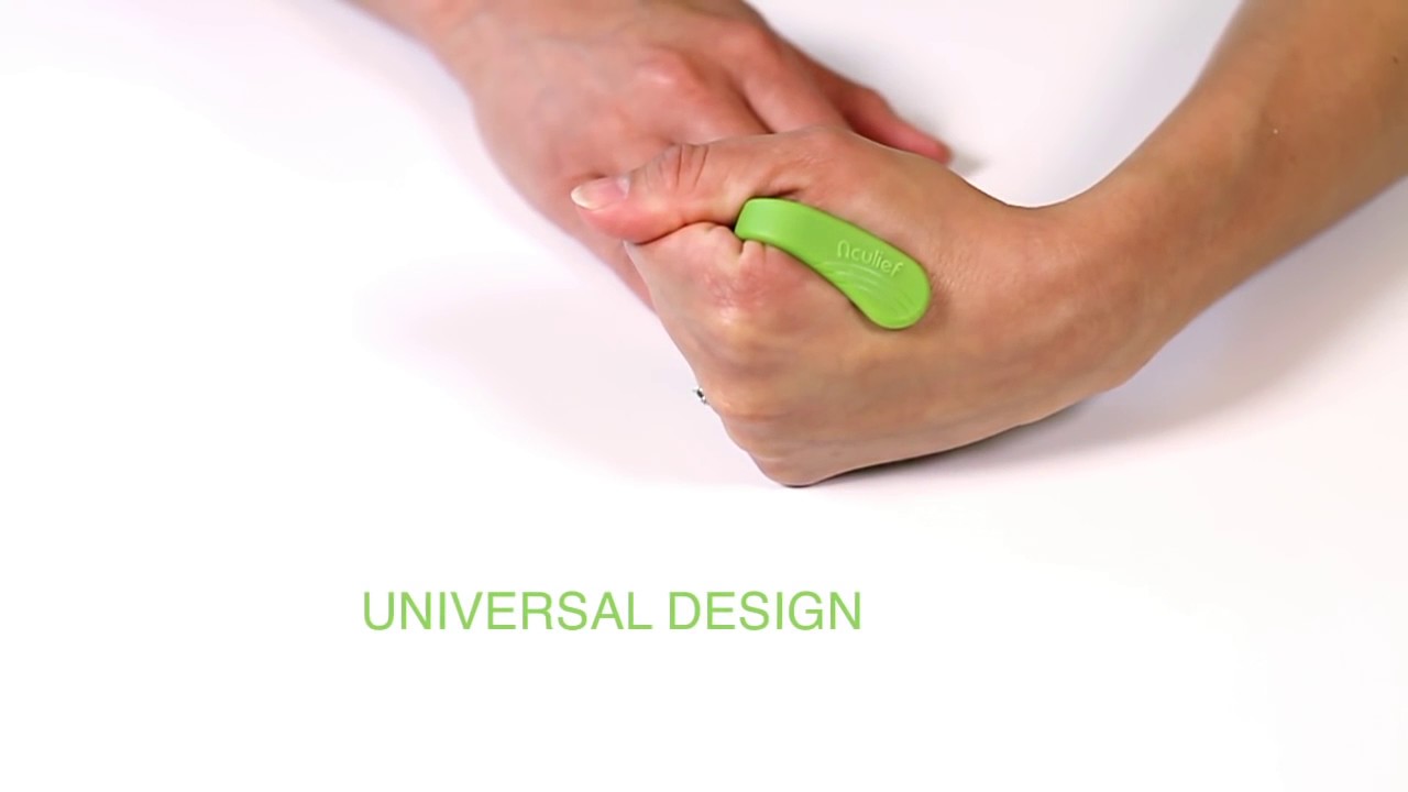 Aculief Wearable Acupressure // Set of 2 (Green) video thumbnail