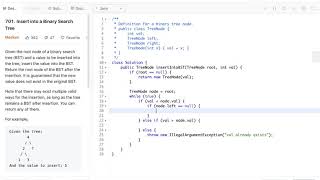 Insert into a binary search tree (701) Net Worth