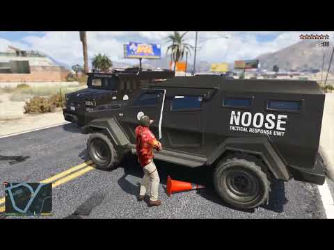 GTA 5 - Blaine County Redneck Gang Shootout + Ten Star Escape