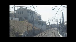 奈良線新規複線化区間の展望（JR藤森〜桃山）
