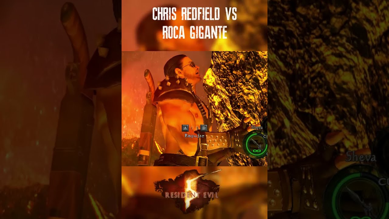 CHRIS REDFIELD VS ROCA GIGANTE