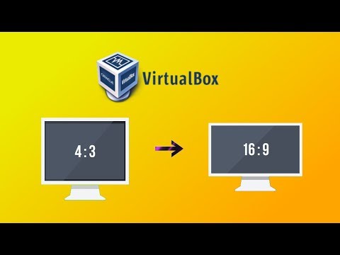 VirtualBox - Auflösung an 16:9 anpassen (Ohne Erweiterung)