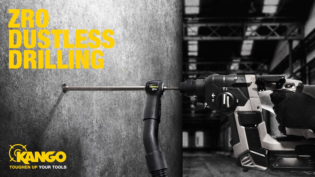 KANGO ZRO Dustless Drill Bits Safer and more secure when it matters