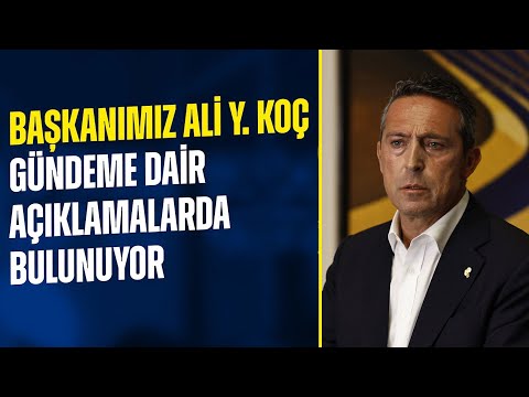 Başkanımız Ali Y. Koç Açıklamalarda Bulunuyor